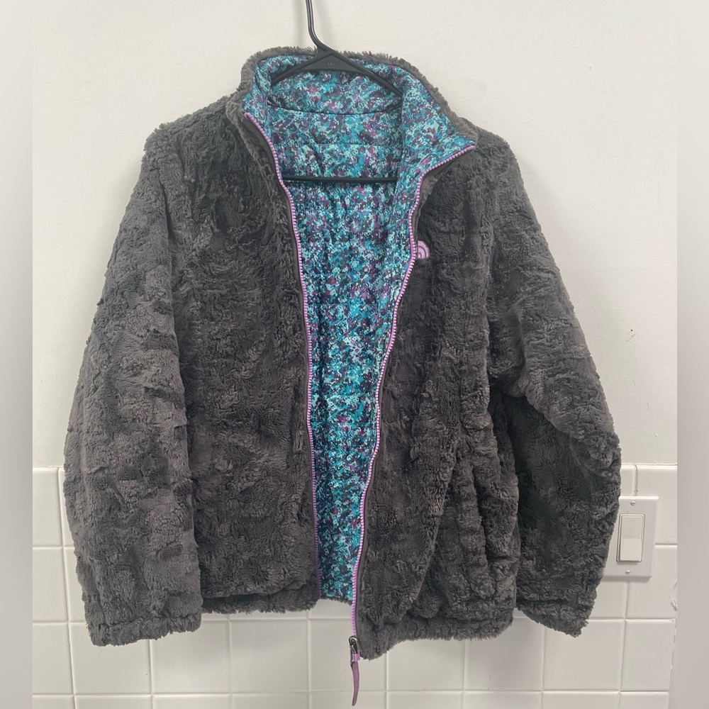 The North Face Girls Reversible Mossbud Jacket Size 18/XL